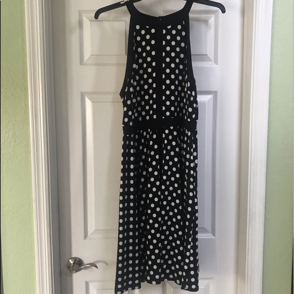 Torrid polka dot skater dress